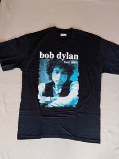 ボブ・ディラン Bob Dylan Tシャツ ブラック 2001 L（USED品）の画像