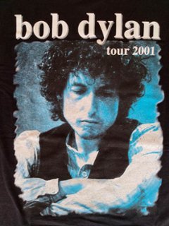 ボブ・ディラン Bob Dylan Tシャツ ブラック 2001 L（USED品）画像