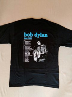 ボブ・ディラン Bob Dylan Tシャツ ブラック 2001 L（USED品）画像