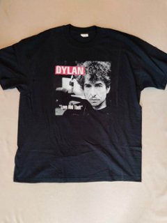 ボブ・ディラン Bob Dylan Tシャツ ブラック Love and Theft ラブ アンド セフト（USED品）の画像