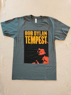 ボブ・ディラン Bob Dylan Tシャツ TEMPEST テンペスト グレー M（USED品）の画像