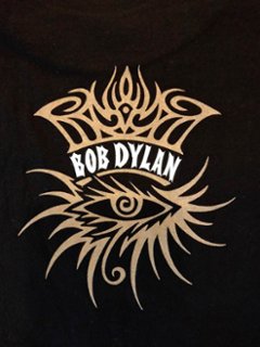 ボブ・ディラン Bob Dylan Tシャツ ブラック M（USED品）画像