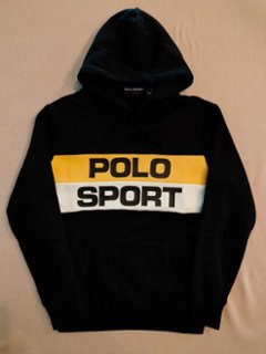 ポロスポーツ ラルフローレン スウェット パーカ ブラック Polo Sportの画像