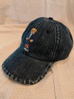 ポロ ラルフローレン キャップ ポロベア デニムの画像
