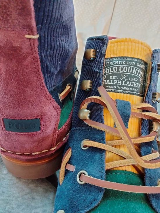 ポロカントリー ラルフローレン レンジャーブーツ マルチカラー画像
