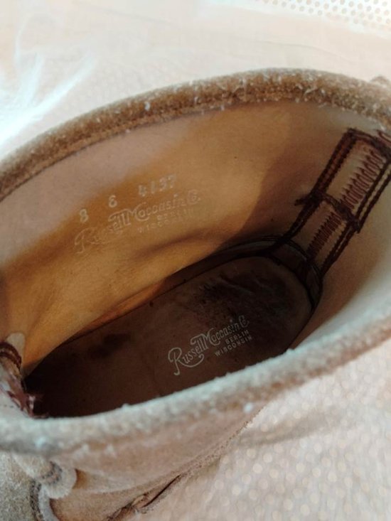 ラッセルモカシン ノックアバウト ブーツ US8 E （USED品）画像