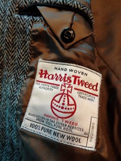 ハリスツイード ジャケット ヘリンボーン（USED品）画像
