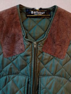 バブアー 英国製 キルティングベスト barbour（USED品）画像