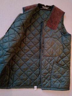 バブアー 英国製 キルティングベスト barbour（USED品）画像