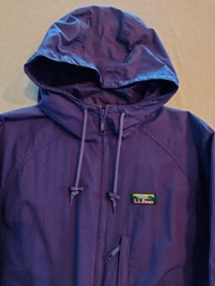 L.L.Bean フーデッド・ジャケット パープル  （USED品）画像