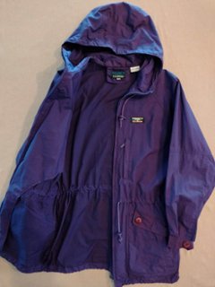 L.L.Bean フーデッド・ジャケット パープル  （USED品）画像