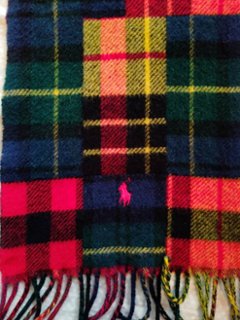 ポロ ラルフローレン マフラー イタリア製（USED品）画像