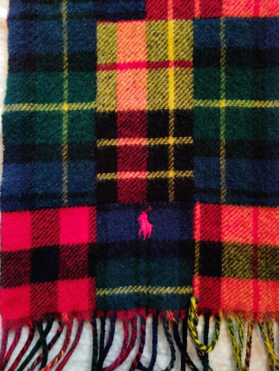 ポロ ラルフローレン マフラー イタリア製（USED品）画像