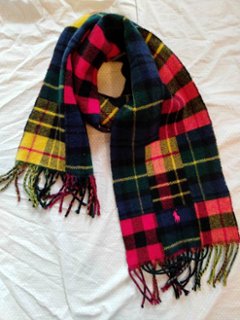 ポロ ラルフローレン マフラー イタリア製（USED品）画像