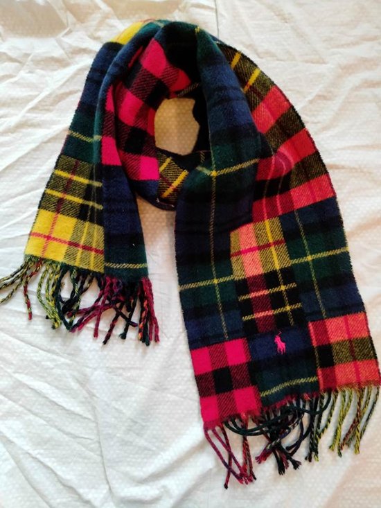 ポロ ラルフローレン マフラー イタリア製（USED品）画像