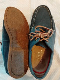 ポロ ラルフローレン モカシン ネイビー（USED品）画像