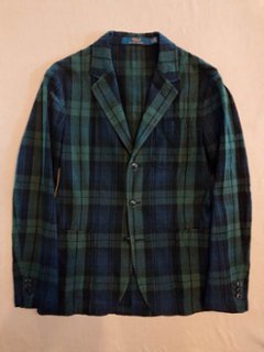 ポロ ラルフローレン シアサッカー ブラックウォッチ ジャケット（USED品）の画像