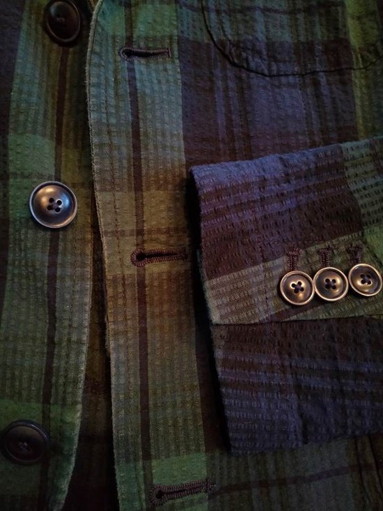 ポロ ラルフローレン シアサッカー ブラックウォッチ ジャケット（USED品）画像