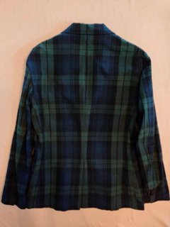 ポロ ラルフローレン シアサッカー ブラックウォッチ ジャケット（USED品）画像