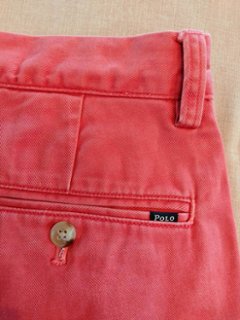 ポロ ラルフローレン チノパン ナンタケットレッド（USED)画像