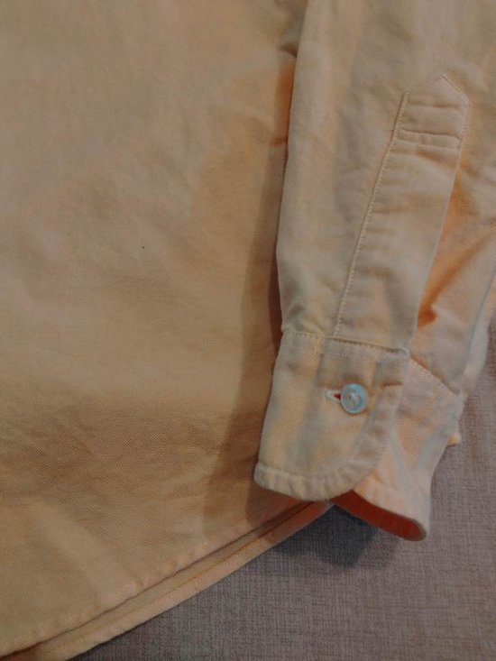 ブルックスブラザーズ シャツ USA製 ボタンダウンシャツ イエロー（USED品）画像