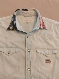 デニム＆サプライ ラルフローレン シャンブレー シャツ（USED品）画像