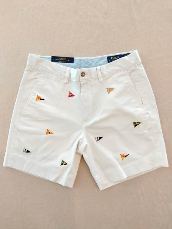 ポロ ラルフローレン ショーツ 総柄 刺繍画像