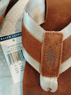 ポロ ラルフローレン レザーサンダル画像