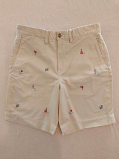 ポロ ラルフローレン ショーツ 総柄 刺繍の画像