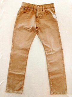 ポロ ラルフローレン ジーンズ ブラウン VARICK SLIM STRAIGHTの画像