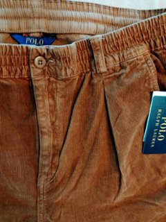ポロ ラルフローレン コーデュロイパンツ ブラウン イージーパンツ polo ralph lauren パンツ画像