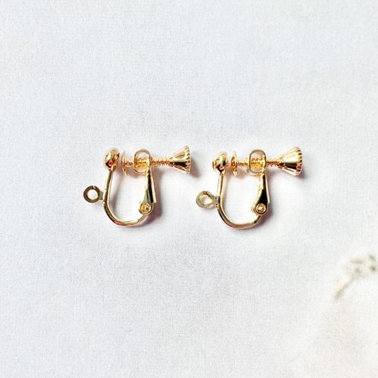 ビルマ翡翠と淡水パールのピアス/イヤリング画像