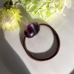 フローライトのヘアゴムの画像