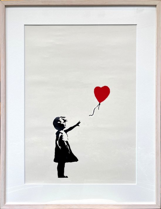 Banksy  GIRL WITH RED BALLOON画像