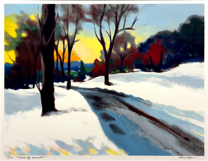 遊馬正「Snow of Sunset」画像