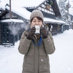 ネックストラップ付カラビナマグカップ【大山新酒酒蔵まつりオリジナル】画像