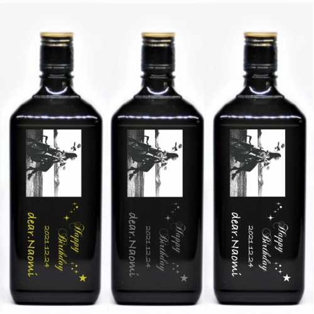 名入れウィスキー 写真彫刻 ブラックニッカスペシャル 700ml｜創作品 