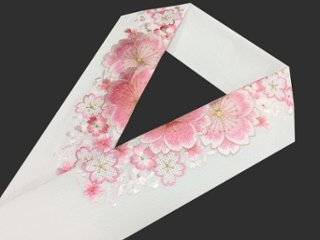 刺繍［白］大桜柄半衿画像