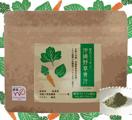 【お試しパック】太陽の野草パウダー「FLORA（フローラ）」20gの画像