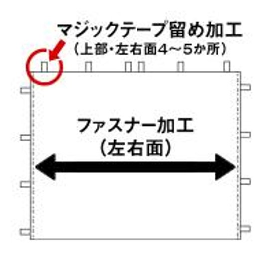 〈販売〉キャラバンテント専用横幕：3.6×2m：透明画像