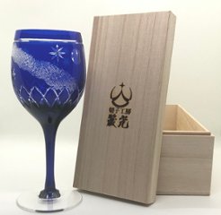 夜空ワイングラスの画像