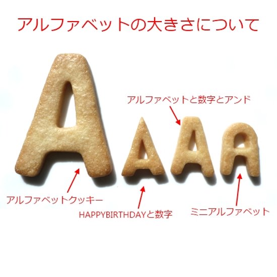 アルファベットクッキー画像