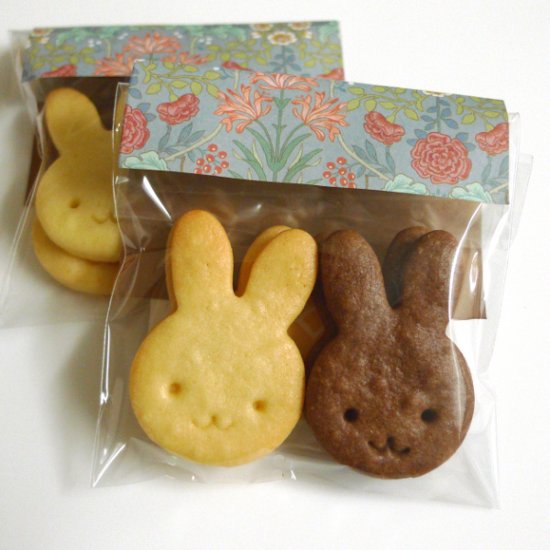 クッキー　うさぎ４枚入画像