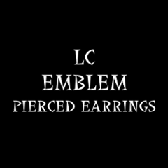 LC EMBLEM PIERCED EARRINGSの画像