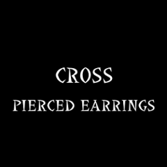 CROSS PIERCED EARRINGSの画像