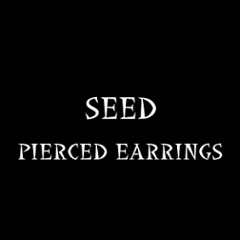 SEED PIERCED EARRINGSの画像