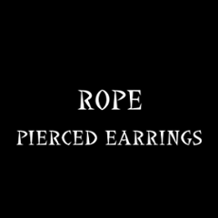 ROPE PIERCED EARRINGSの画像