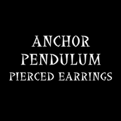 ANCHOR PENDULUM PIERCED EARRINGSの画像