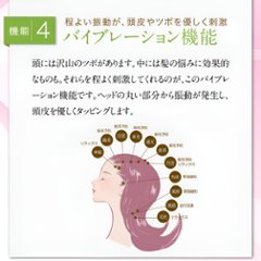 お風呂で使える　気軽に頭皮ケアマシンミニ画像