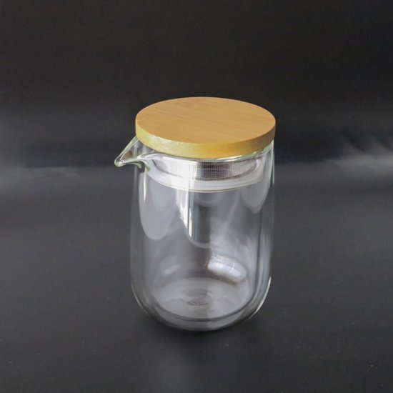 一人分にちょうどいい280ml　二層断熱 ガラス茶器【ギフトボックス入り】画像